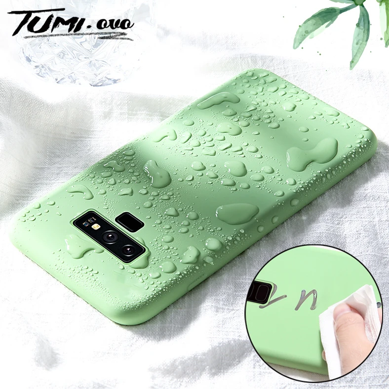 Жидкий силиконовый резиновый чехол для Samsung Galaxy A10 A20 A30 A50 A70 A7 2018 J4 J7 Plus M10 M20 Note 8 9 S10