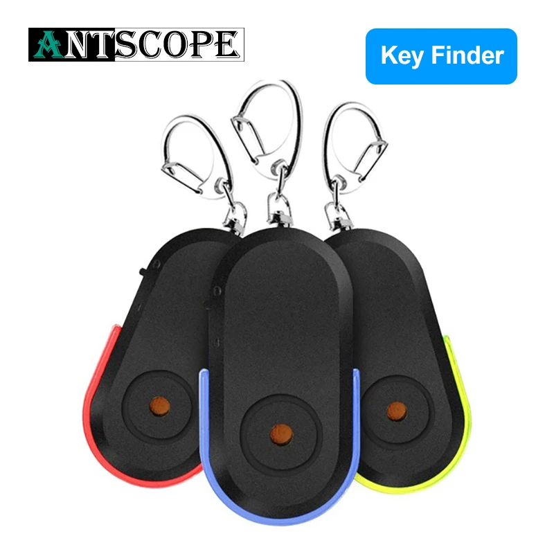 

Antscope Locator Keychain Whistle Sound With LED Light Mini Anti Lost Key Finder Wireless 10m Anti-Lost Alarm Key Finder