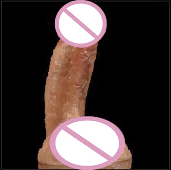 Soft Real Skin Silicone Huge Dildo Realistic Suction Cup Dildo Male Artificial Rubber Penis Female Dick Sex Toys For Women Dildo 4