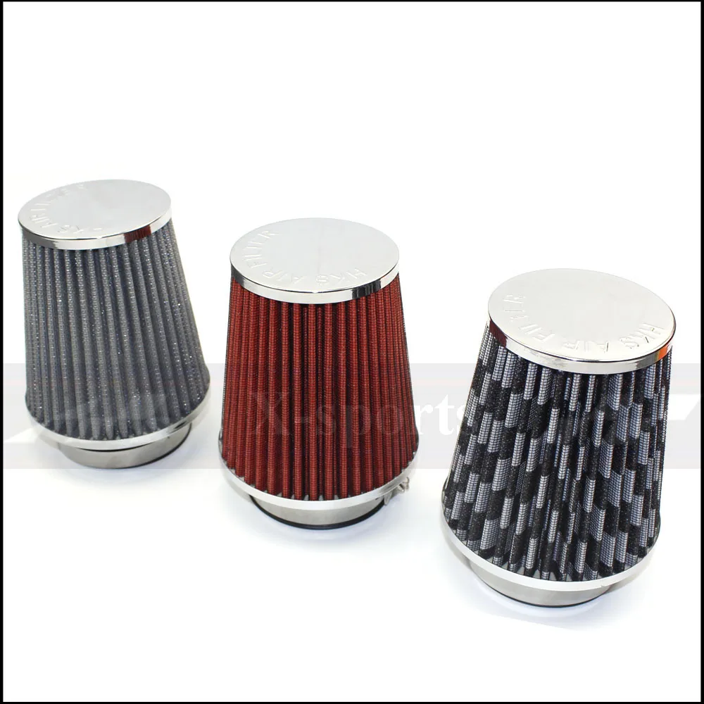 

Filter Car Universal Filtro Conico 76mm Quality Auto Motorcycle Air Intake Systems High Power Mesh Cone Free Shipping