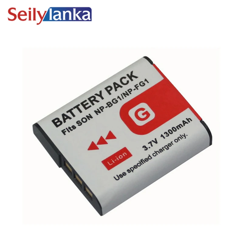 

1300mAh for sony NP-BG1 NPBG1 NP-FG1 NPFG1 Digital camera battery DSC-W30 DSC-W30L DSC-W30S DSC-W30W DSC-W35
