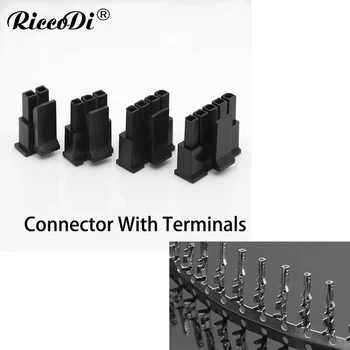

30Sets Micro-Fit 3.0 mm Connector MX3.0 Single Row Male Housing with Female Terminals 2/3/4/5/6Pin 43645 Series