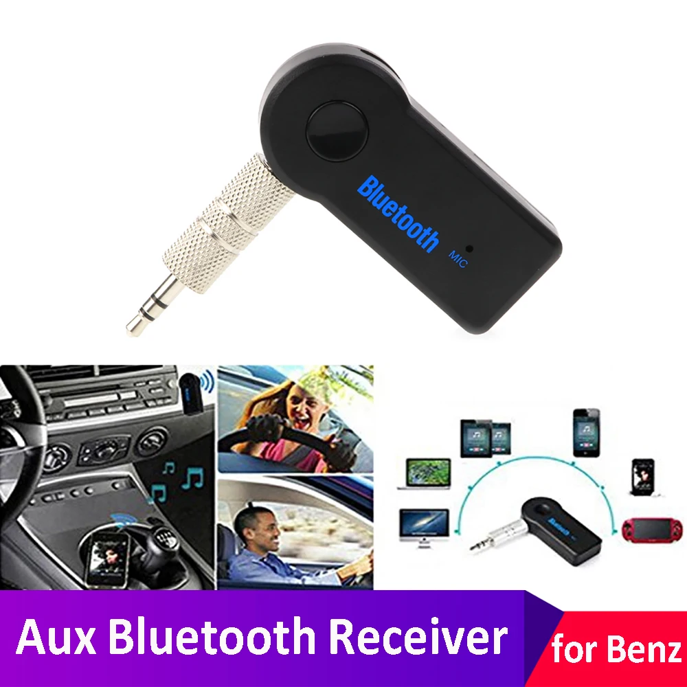 Автомобильный адаптер громкой связи AUX Bluetooth приемник с микрофоном для Mercedes Benz W203