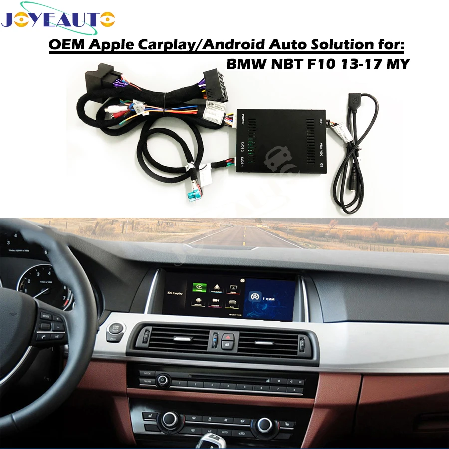 Aftermarket F10 OEM Apple Carplay Android Auto Solution Upgrade IOS Airplay Retrofit Box for BMW 5