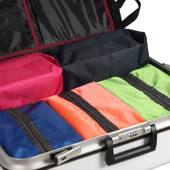 

Portable Waterproof large capacity Zipper Shoe Sundries Pouch Travel Bag