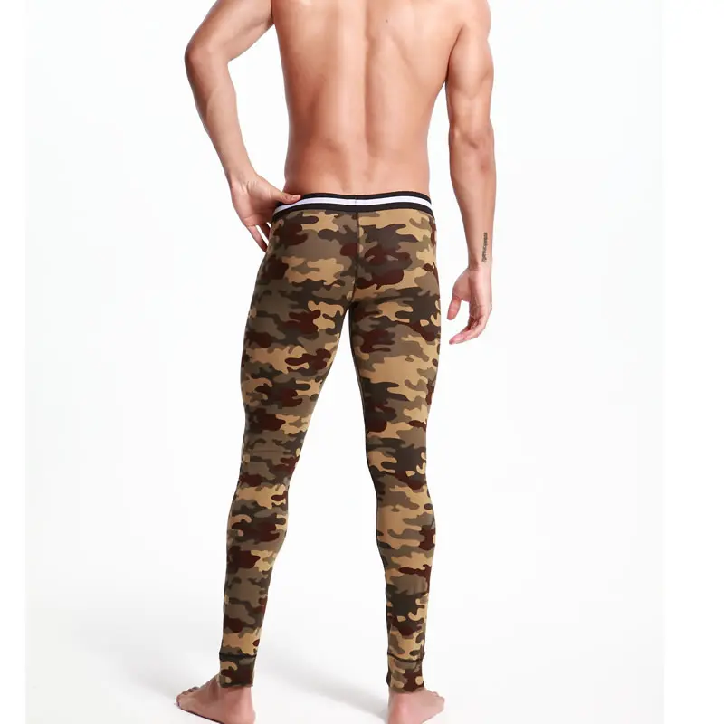 Seobean colorful Camouflage cotton Long johns fashion male legging pants