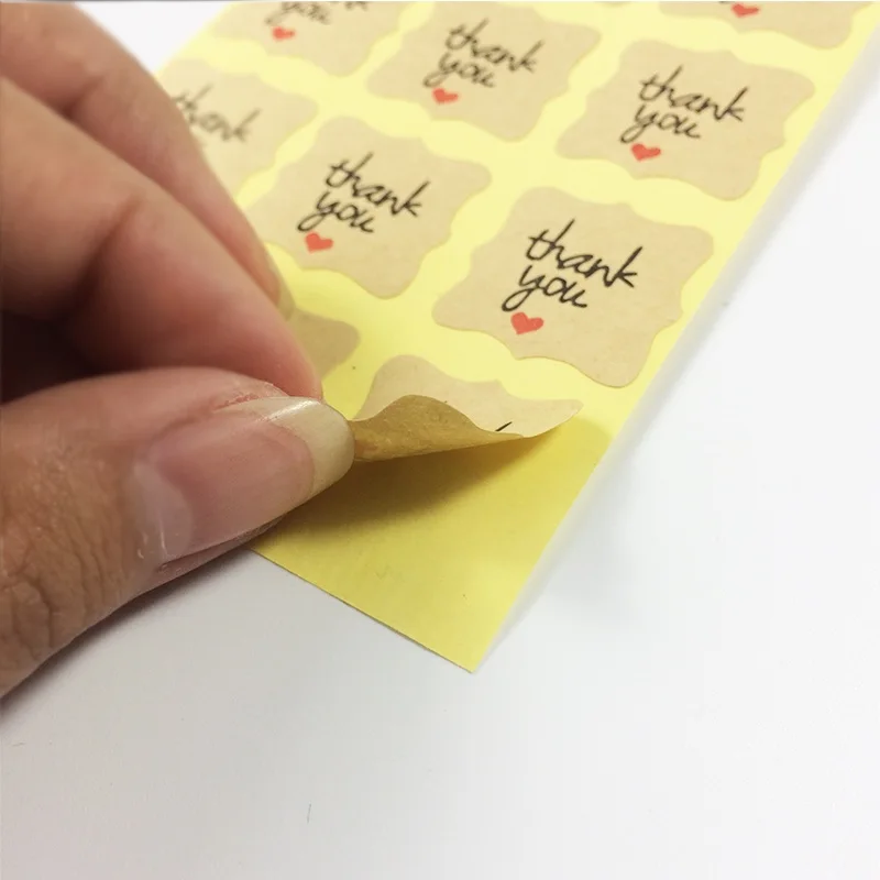 600 Pcs/lot Cute Mini Size Kraft Paper\