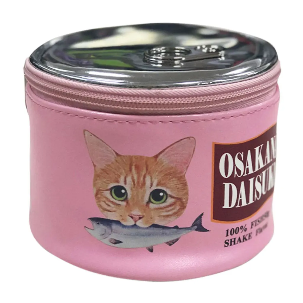 

2019 New High Quality Cats Can Makeup Cosmetic Case Storage Bag Zipper Toiletry PoucOrganizer
