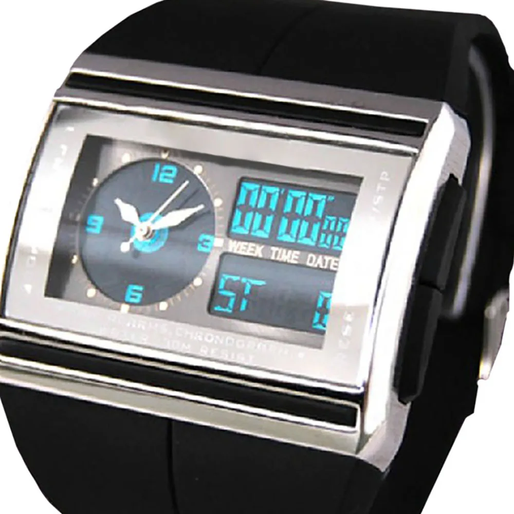 

New Men Fashion Digital LED Date Rubber Sport Waterproof Mens Boy Wrist Watch Brand LED Digital Watch water resistant #128