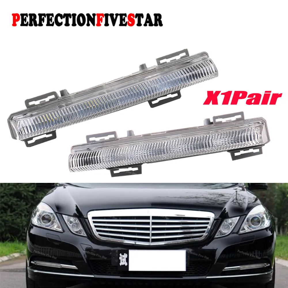 2049068900 2049069000 For Mercedes Benz W204 S204 C350 W212 R172 2012 2013 Pair Front Right DRL