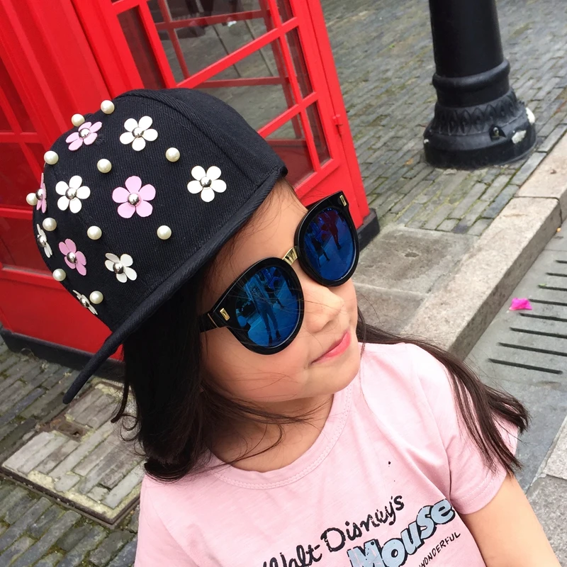 

Fashion Snapback Hat, Punk Hedgehog Rock Hip Hop Flower Rivet Stud Spike Spiky Hat Cap Baseball Cap for 3-8Yrs Kids
