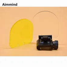 Охота страйкбол прозрачная пуленепробиваемая линза протектор линза прицела протектор воздух Мягкая красная точка прицел