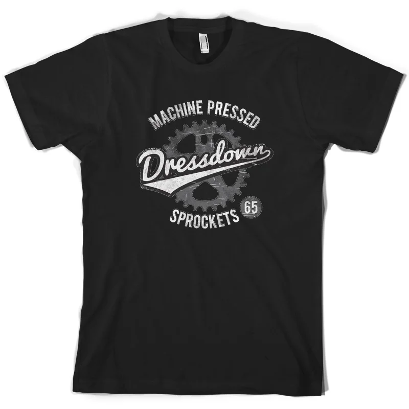 Машина прессованные звездочки Dressdown-Мужская футболка-Велоспорт-10 цветов крутая