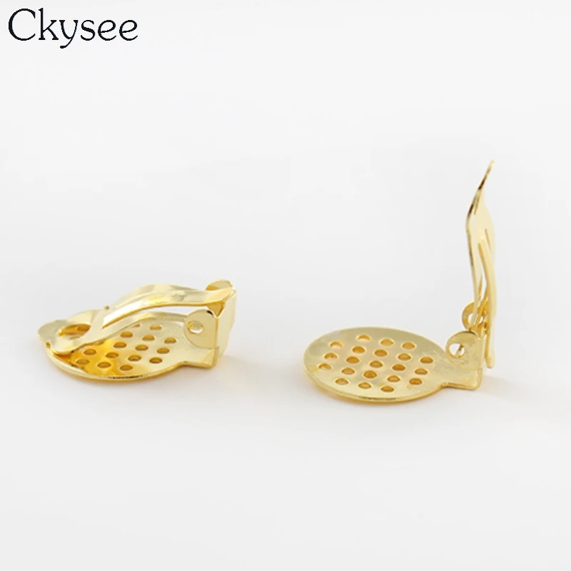 Ckysee оптовая продажа 100 шт./лот крючок для сережек 15 мм Diy фурнитура ювелирные