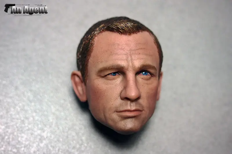 

Custom 1/6 Daniel Craig head 3.0 James Bond agent 007 Skyfall Spectre hot toys phicen action figure toys