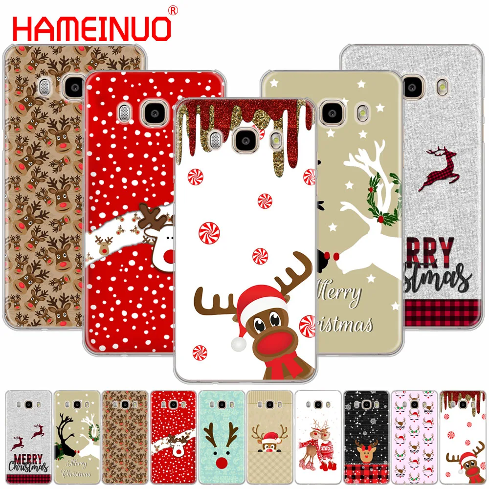 

HAMEINUO Cute elk Christmas deer Cartoon New Year cover phone case for Samsung Galaxy J1 J2 J3 J5 J7 MINI ACE 2016 2015 prime