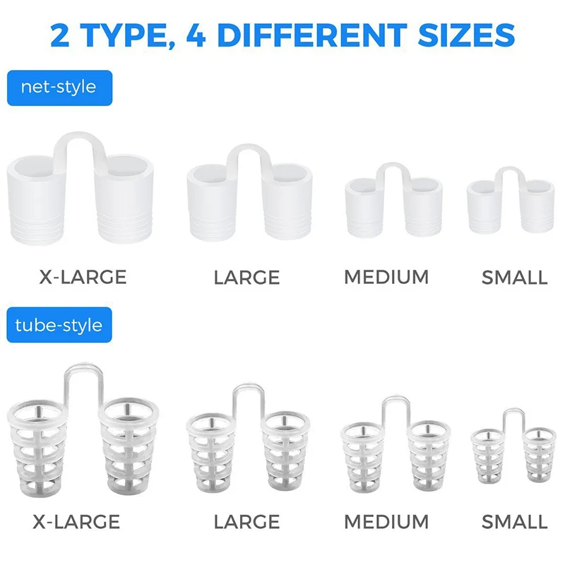 8 шт./кор. силиконовый против храпа апноэ зажим для носа против храпа дышать помощь остановить устройство против храпа аппарат для сна Анти храповое устройство для носа