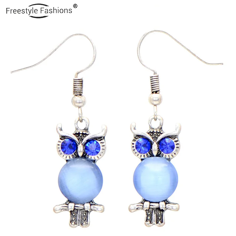 fashion vintage owl drop earrings for women | Украшения и аксессуары