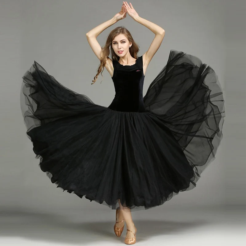 

Fashion Ballroom Dress For Women Sleeveless Waltz Tango Standard Dance Performance Clothes Lady Salsa Rumba Dancing Wear DC1184