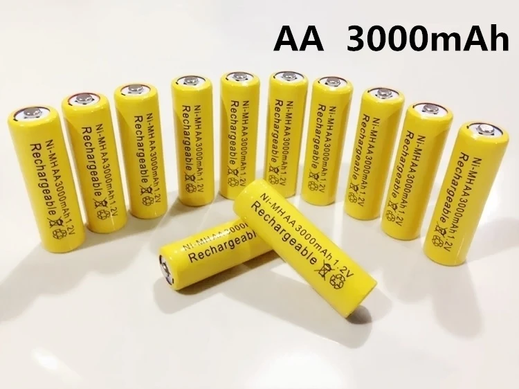 14500 перезаряжаемая батарея AA 3000mAh 1 2 V Ni-MH LED игрушки плеер Игрушки рециркулирующие