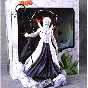 

New Anime NARUTO Uchiha Obito figure Toy PVC Obito Rikudousennin action figure Model juguetes for Children Birthday Gift 25cm