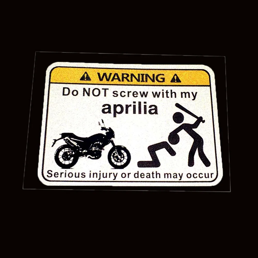 

Reflective Warning Sticker For Motorcycle BIKE CAR UNIT SCOOTER FUNNY DECALS Waterproof Decals Stickers