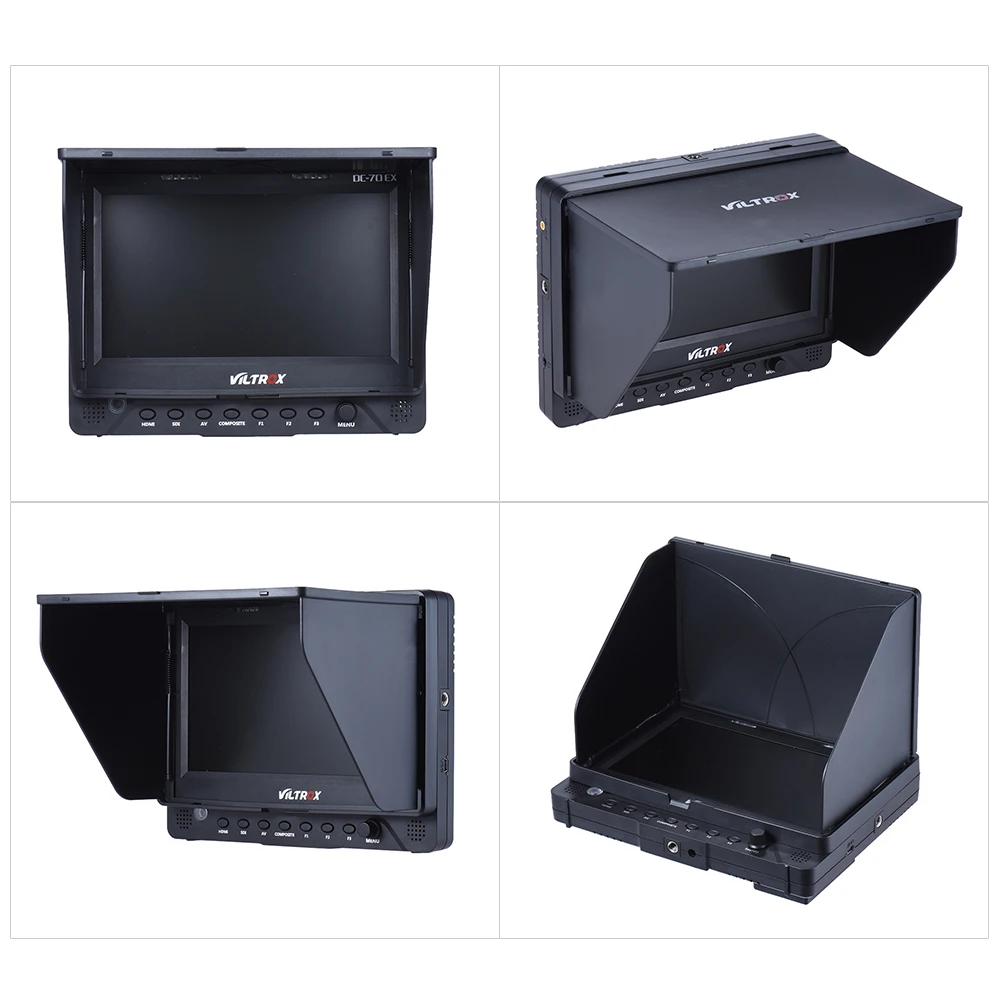 Viltrox DC 70EX 4K 7 дюймов HD клип камера видео ЖК монитор для мультимедиа Canon Nikon Sony Pentax