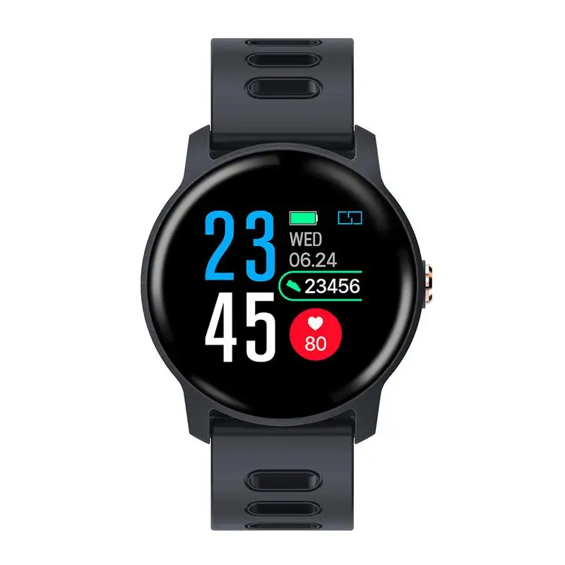 

Men Smart Watch S 08 SENBONO IP68 Fitness Tracker Heart Rate Monitor Pedometer Smartwatch For Android IOS Gray Waterproof Phone