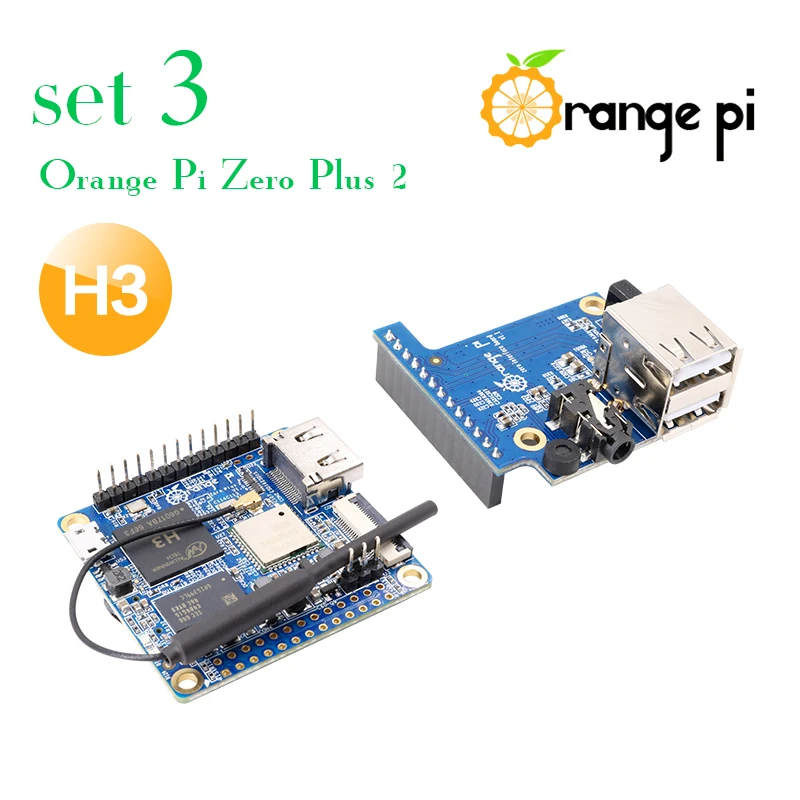 Оранжевый Pi Zero Plus 2 H3 Set3: opi Zero Plus 2 H3+ плата расширения, макетная плата за пределами Raspberry Pi