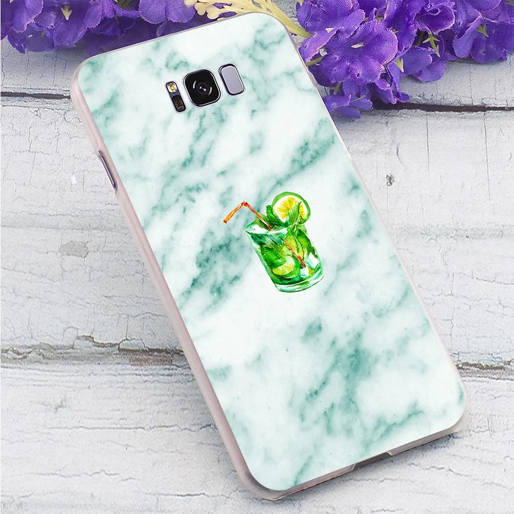 

Hard Case for Galaxy S6 Marble Summer Cover for Samsung S7 Edge Case S8 M10 M20 M30 S9 S10 Plus S10e Note 8 9 Back Covers Thin