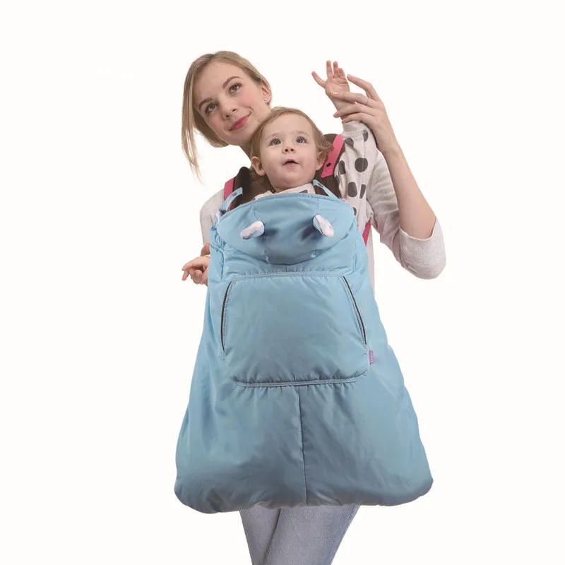 

High Quality Winter Baby Carrier Cover Keep Warm Velvet Cloak Warm Cape Cloak Winter Cover Wind Out Necessary Carry