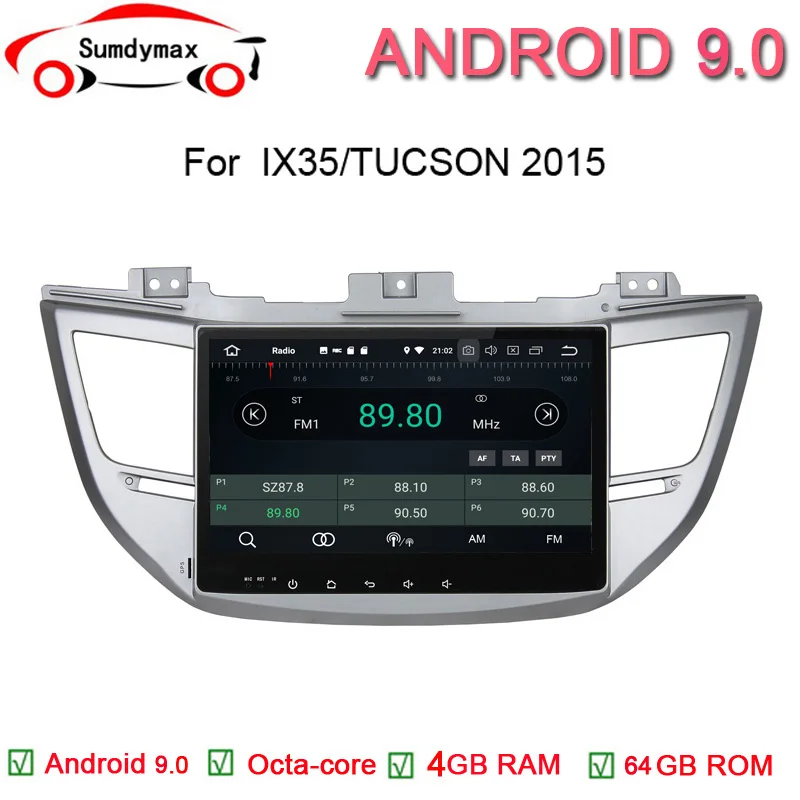 Clearance 4G+64G 10.1" Android 9.0 Octa Core Headunit Car DVD player for HYUNDAI IX35 TUCSON 2015 Gps wifi Radio Bluetooth 0 Clearance 4G+64G 10.1" Android 9.0 Octa Core Headunit Car DVD player for HYUNDAI IX35 TUCSON 2015 Gps wifi Radio Bluetooth 0