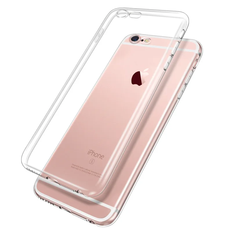New Cover Luxury Clear Silicone Case for IPhone X 8 Plus 6 Cases 5 5s 6s Iphone 7 Soft Back Phone | Мобильные телефоны и