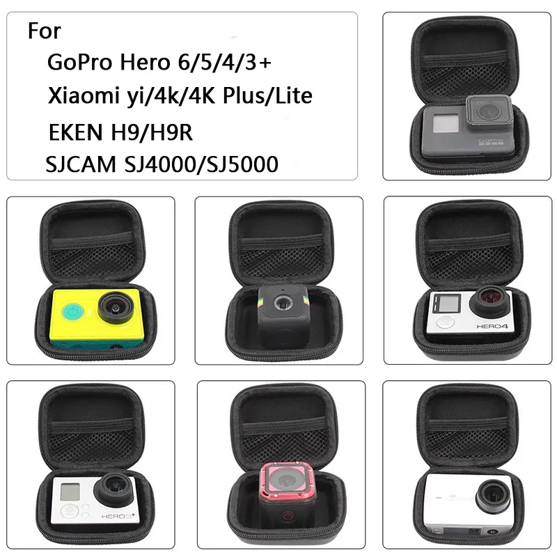 LemonMan Мини Размер хранения коллекция сумка чехол для SJCAM SJ4000 SJ5000 SJ6 sj7 SJ8 Plus/Pro Xiaomi yi M10 20 C30 H9 аксессуары