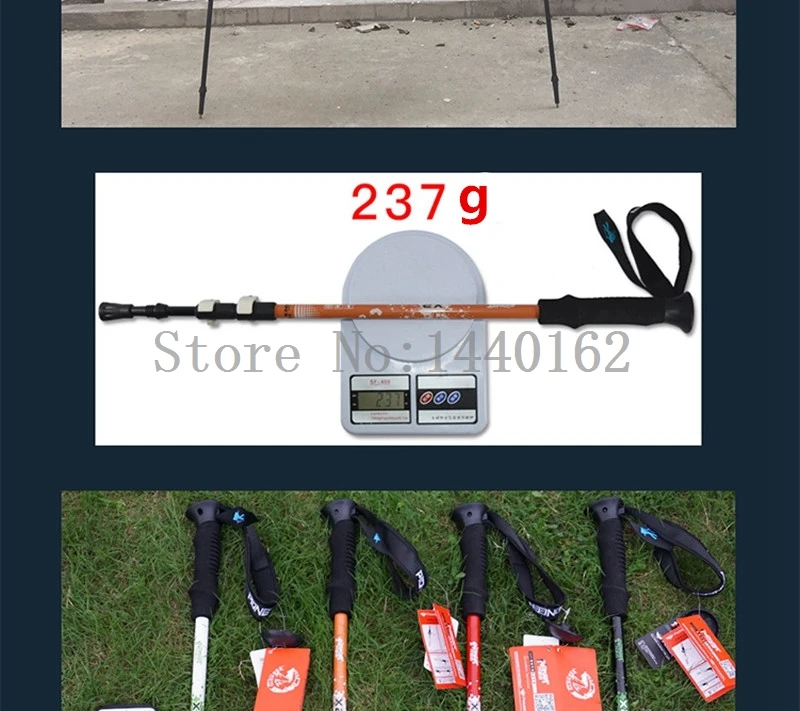 TP004  7075 Aluminum alloy trekking poles Telescopic nordic walking (20)