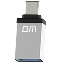 DM USB C адаптер Тип C USB 3,0 адаптер Thunderbolt 3 Тип-C адаптер OTG кабель для Macbook pro воздуха samsung S10 S9 USB OTG
