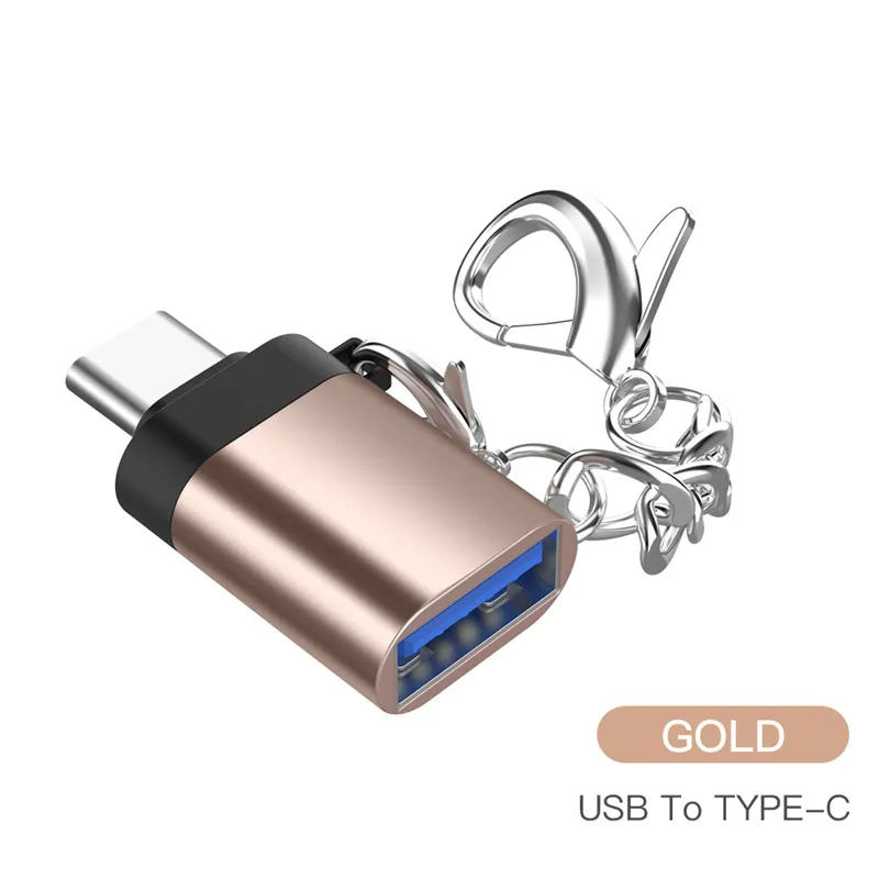 Type C OTG адаптер USB C штекер USB 3,0 Женский Синхронизация данных USB-C кабель type-C для Xiaomi huawei samsung Мышь Клавиатура