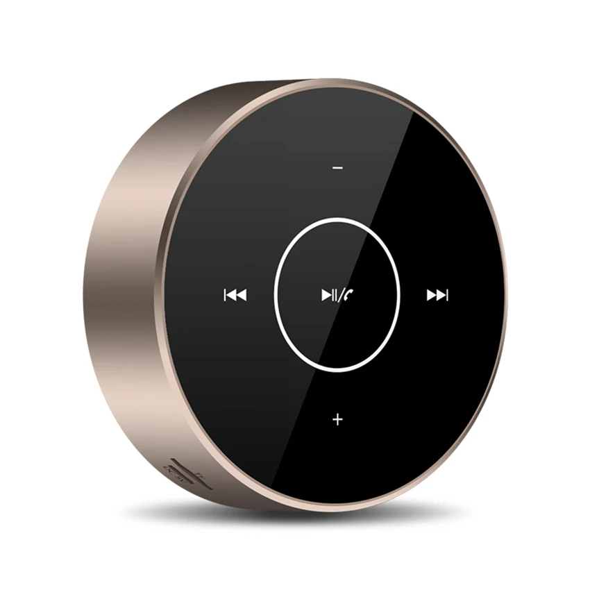 Aimitek A6 Portable Wireless Wired Bluetooth Speaker gold-1