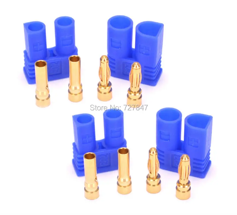 

10sets EC2 Female Male Bullet Connector Plugs Battery
