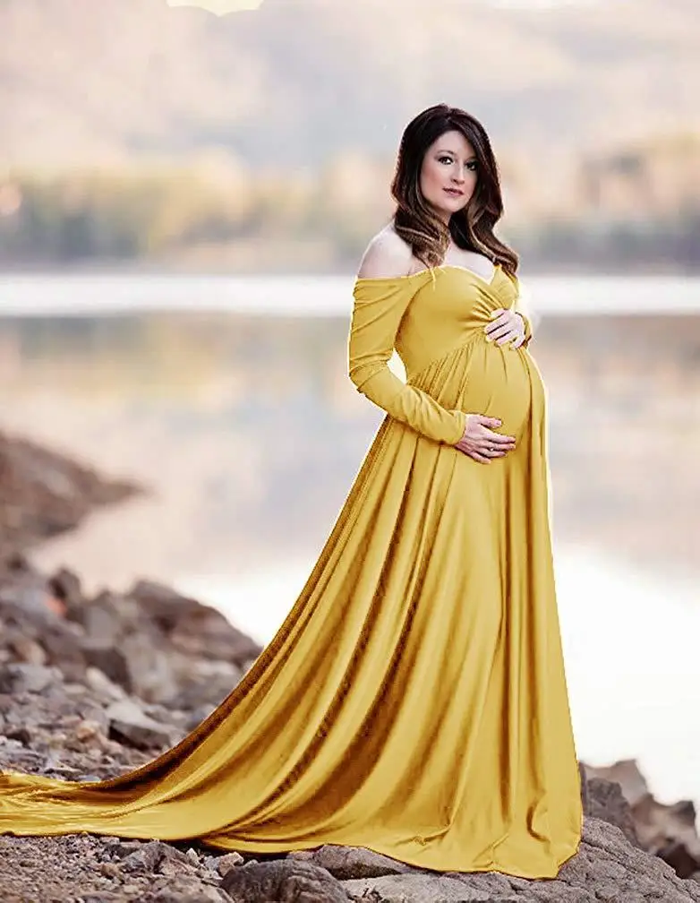 Платья для беременных для фотосъемки; длинное платье макси для беременных; реквизит для фотосессии; хлопковое платье для беременных