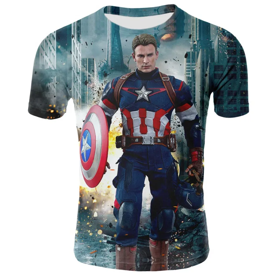girls captain america shirt