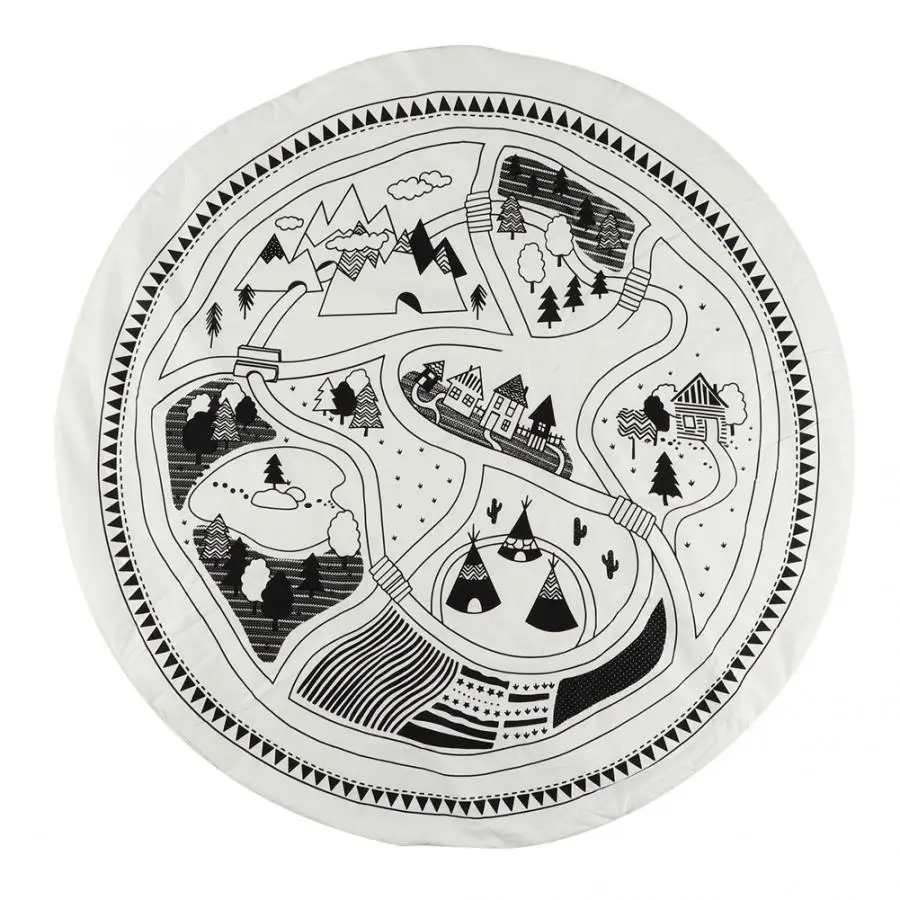 Ковер для детей, хлопковый коврик, детская комната, игровой домик, игрушка, детский ползающий коврик, игровой коврик ползание младенца, ковер, игрушка