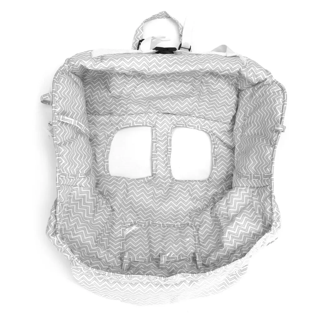 

Baby Carriage Mat Gray Neutral Baby Supermarket Shopping Cart Cover Protective Cover Is Easy To Carry