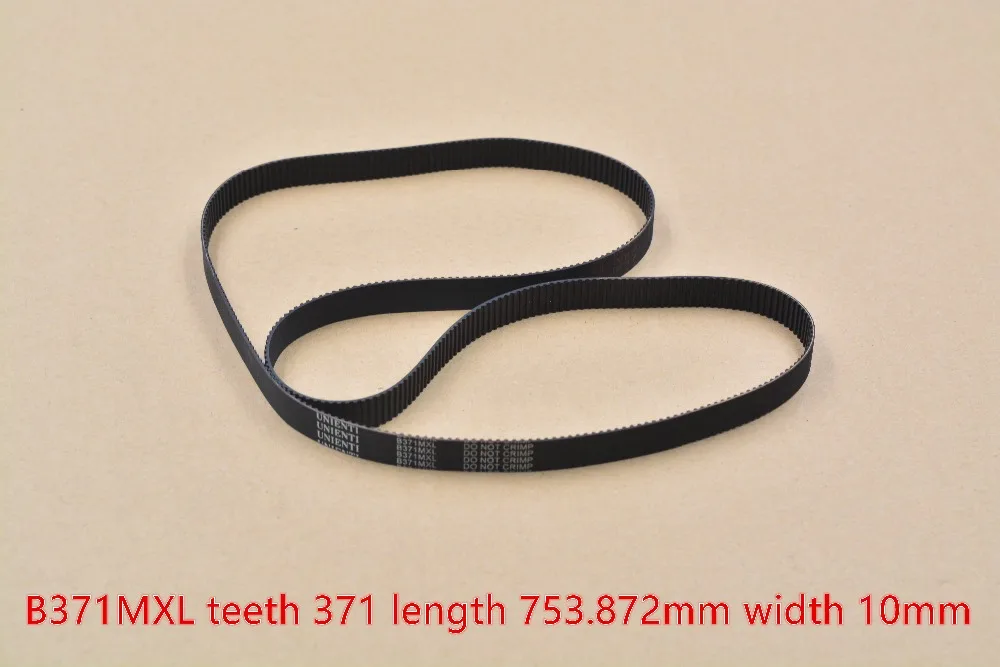 3d printer belt 297MXL B371MXL closed loop rubber timing belt teeth 371