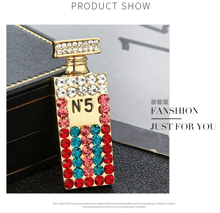 Fashion exquisite hollow full brooch brooch letter pin women's clothing jewelry hot sale Bridesmaid Rhinestone Party Bouquet Brooch Pin05