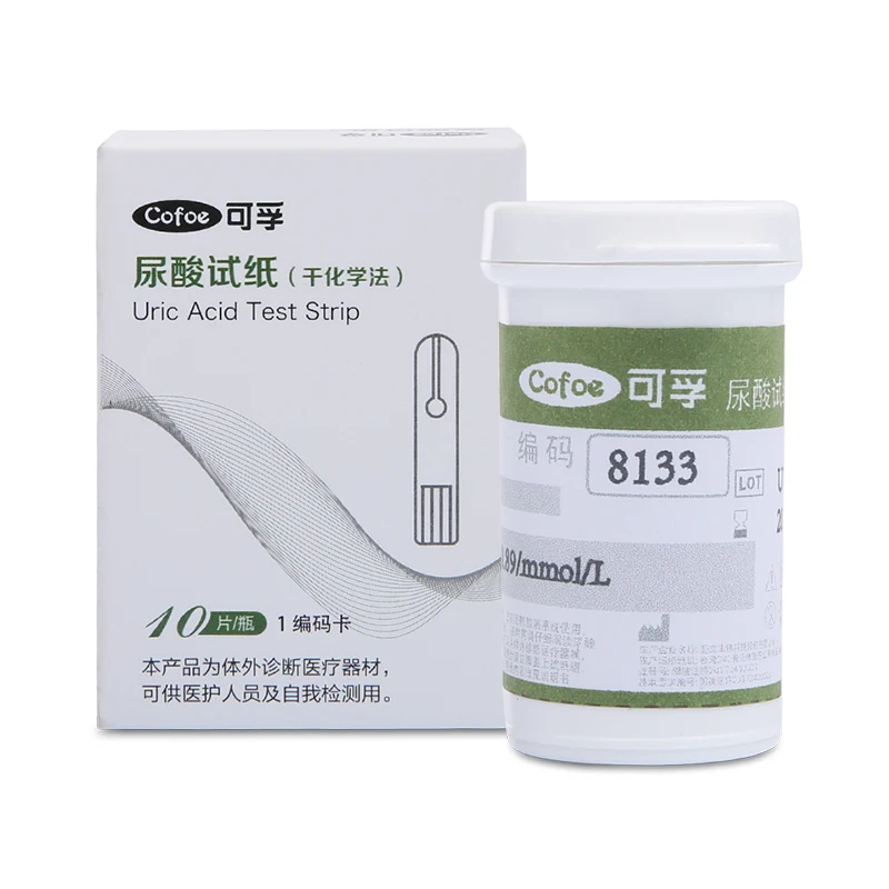 

Cofoe Uric Acid Total Cholesterol Blood Glucose Test Strips with Lancets Needles Only for 3 in 1 Cofoe BKM13-1 Detecting Device