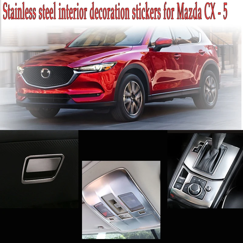 

Automotive stainless steel interior decorative covers for Mazda CX-5