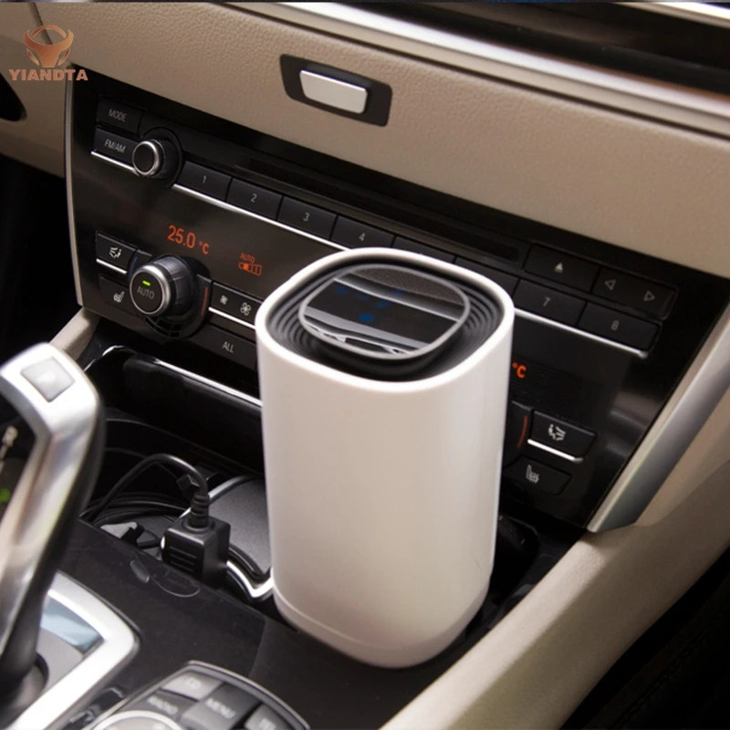 Smart Negative Ion Sterilization Remove Formaldehyde PM2.5 Gesture Control Car Air Purifier