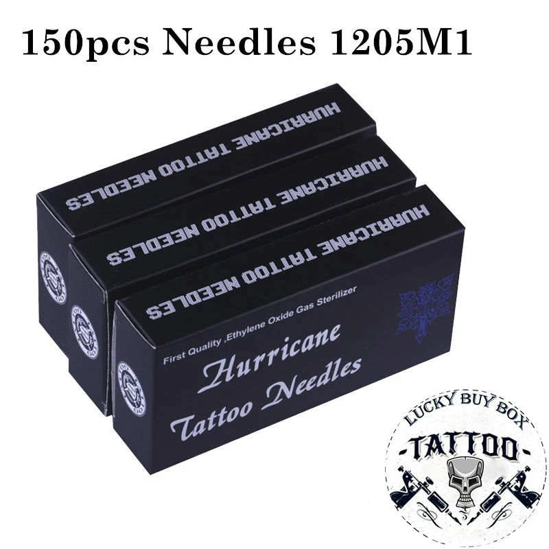 

150pcs Tattoo Needles 1205M1 Assorted Sterilized Needle Microblading Manual Tatu Needle For Permanent Makeup Body Art