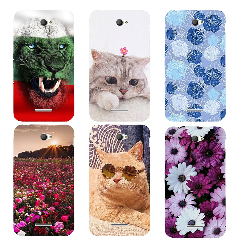 

UV Print soft silicone Phone Case For Sony Xperia E4 E2104 E2105 E2114 E2115 E2124 Back Cover Cartoon Mobile Phone Shell